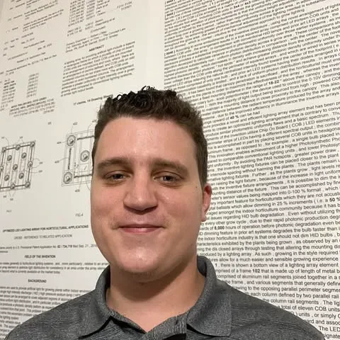Portrait of Austin Rouse, Founder and CEO of Luminous Photonics.