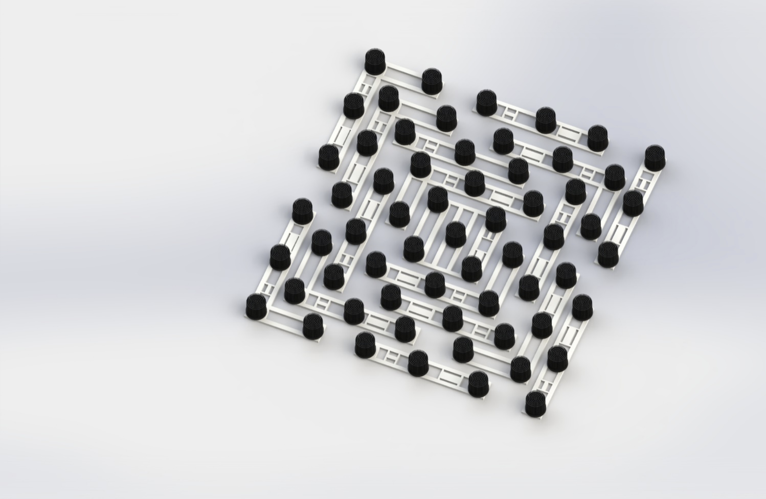 CFD Results - Passive Pin-Fin Heatsink Array.