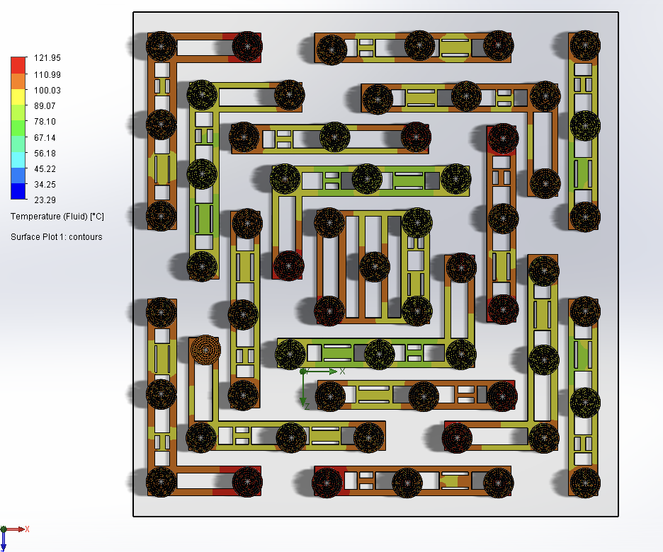 Passive Cooling Solid Temperature