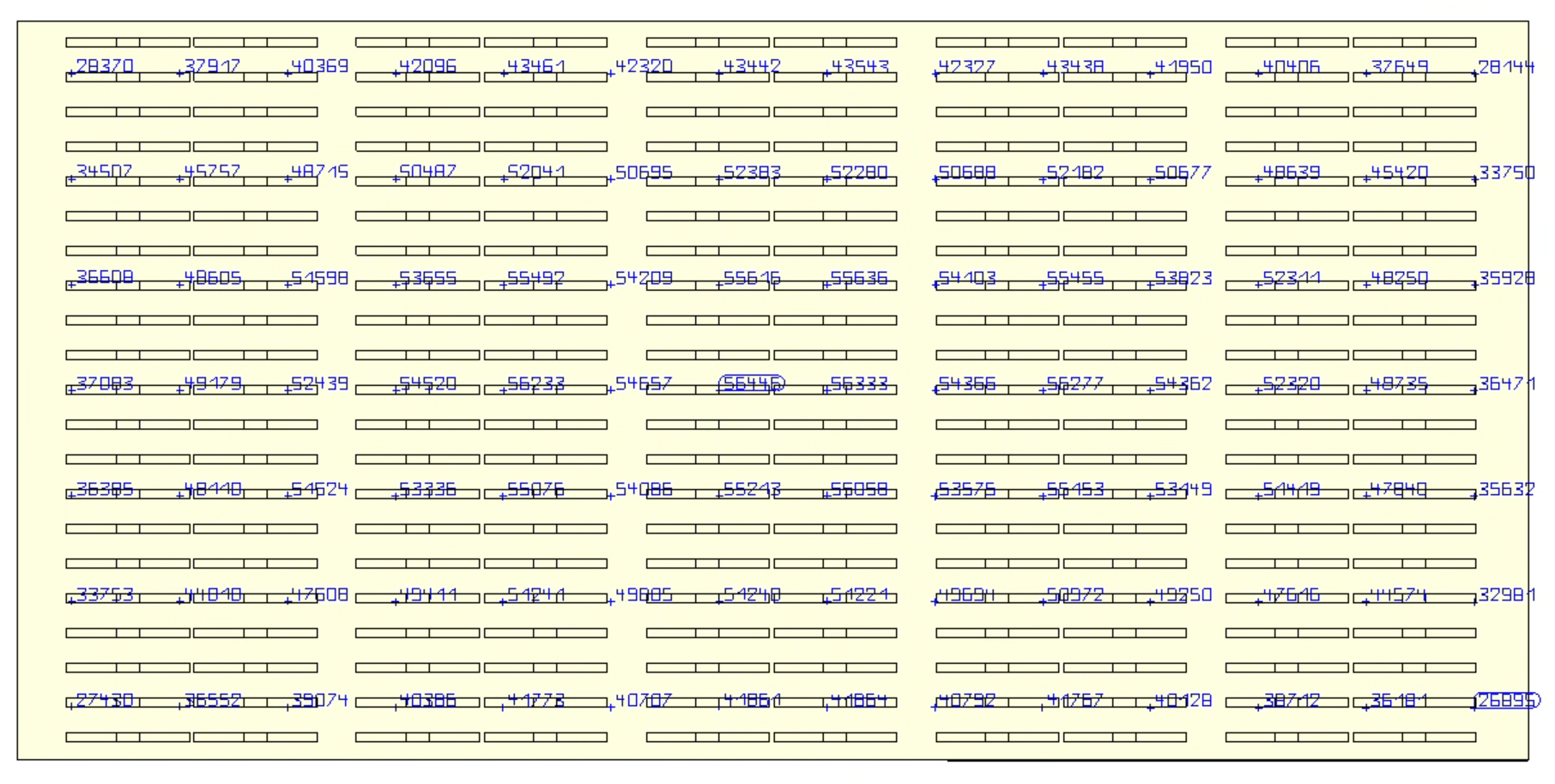 Conventional Lighting System PAR Map